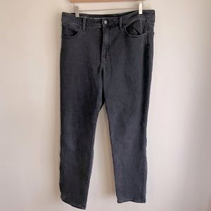 Talbots high rise straight leg gray jeans! Womens size 14! Stretchy and comfy!